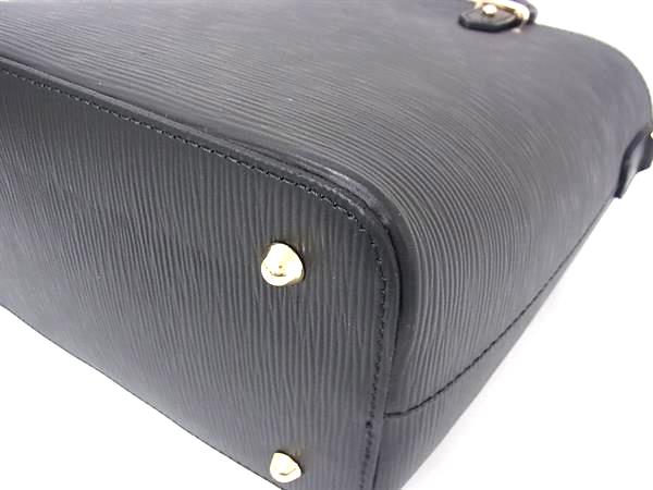■新品同様■ CAMELIA ROMA カメリアローマ レザー 2WAY ハンドバッグ ショルダー レディース ブラック系 FP2520_6