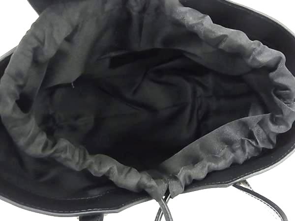 ■新品同様■ CAMELIA ROMA カメリアローマ レザー 2WAY ハンドバッグ ショルダー レディース ブラック系 FP2520_7