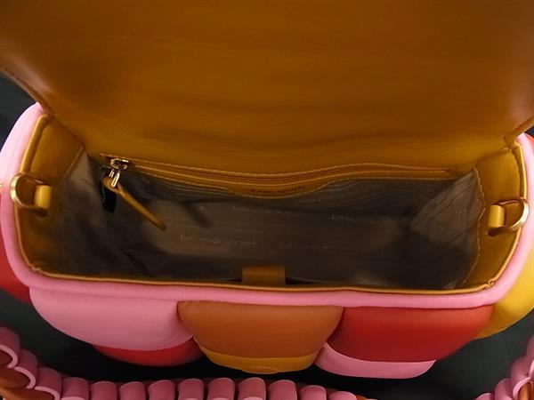 ■新品同様■ kate spade ケイトスペード K9016 ボクシー レザー 2WAY ハンドバッグ ショルダー レディース マルチカラー FP5848 □新品同様□ kate spade ケイトスペード K9016 ボクシー レザー 2WAY