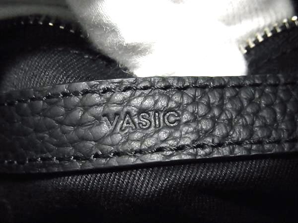 ■極美品■ VASIC ヴァジック ボンド ミニミニ レザー ハンドバッグ ショルダーバッグ 肩掛け レディース グリーン系 FP5878_9