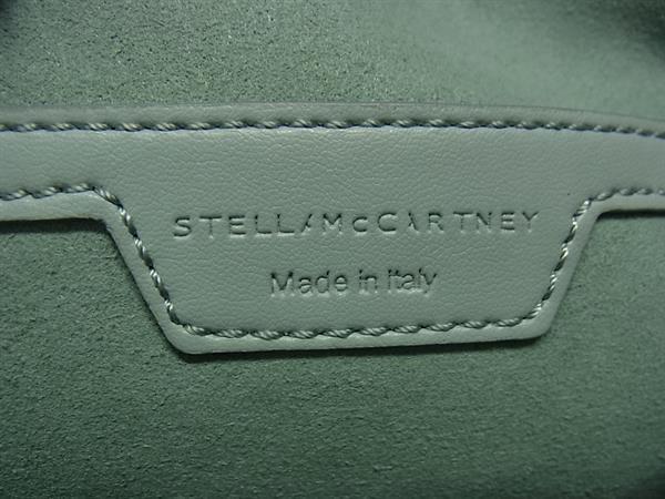 ■美品■ STELLA McCARTNEY ステラ マッカートニー  ファラベラ コットン クロシェ ショルダーバッグ ライトブルー系 FP5925_8