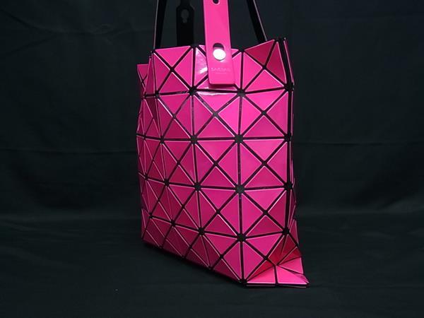 ■美品■ BAO BAO ISSEY MIYAKE バオバオイッセイミヤケ ルーセント PVC トートバッグ ハンドバッグ レディース ピンク系 FP5926_2