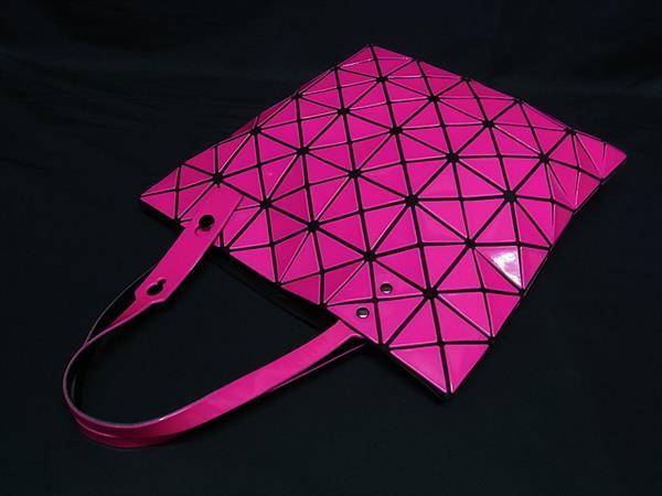 ■美品■ BAO BAO ISSEY MIYAKE バオバオイッセイミヤケ ルーセント PVC トートバッグ ハンドバッグ レディース ピンク系 FP5926_4