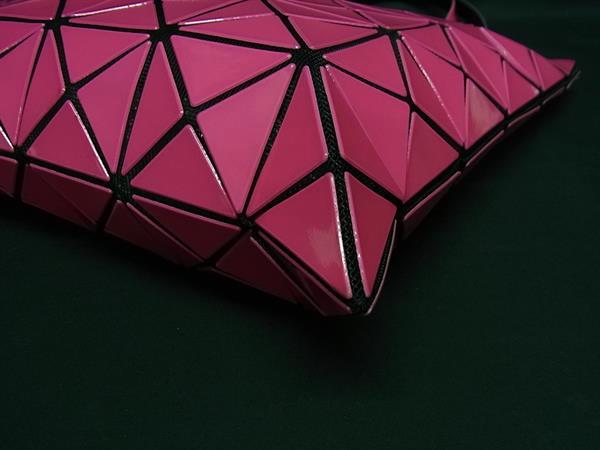 ■美品■ BAO BAO ISSEY MIYAKE バオバオイッセイミヤケ ルーセント PVC トートバッグ ハンドバッグ レディース ピンク系 FP5926_6
