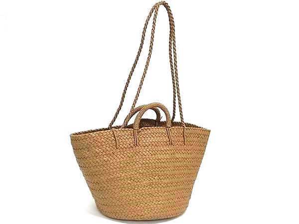 ■極美品■ Aeta アエタ レザー 編み込み ハンドバッグ トート ショルダー レディース ブラウン系 FP5933