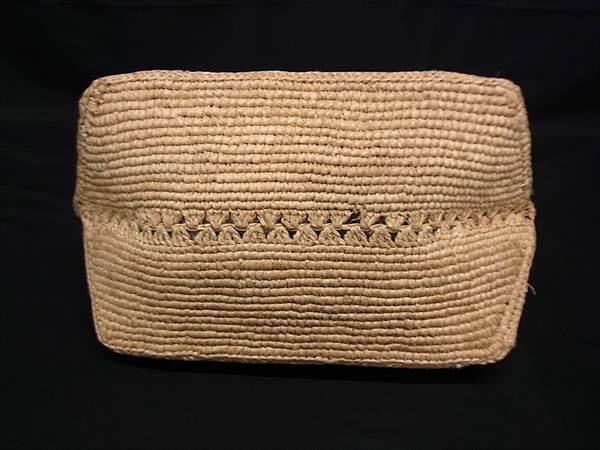 ■美品■ PATOU パトゥ ラフィア かごバッグ トートバッグ ハンドバッグ レディース ライトブラウン系 FP5937_5