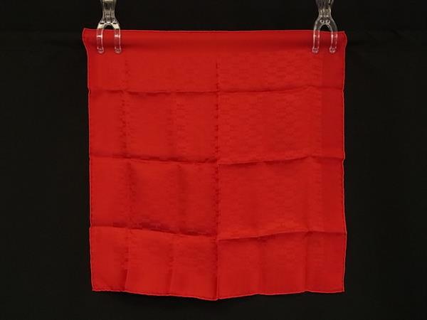 ■新品同様■ HERMES エルメス カレ40 プチカレ ガヴロッシュ シルク100% スカーフ ハンカチーフ ポケットチーフ レッド系 FP6697