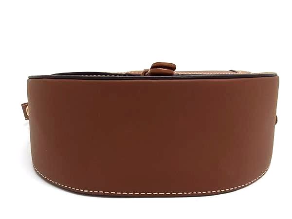 ■極美品■ PARIS/64 パリ シックスティフォー Windsor Taupe レザー ショルダーバッグ 斜め掛け レディース ブラウン系 FP7257_5