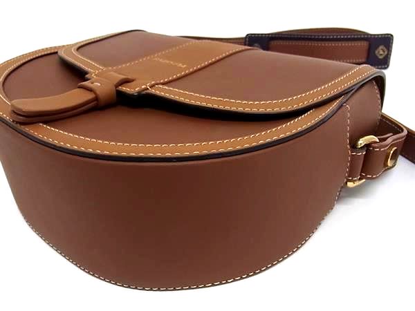■極美品■ PARIS/64 パリ シックスティフォー Windsor Taupe レザー ショルダーバッグ 斜め掛け レディース ブラウン系 FP7257_6