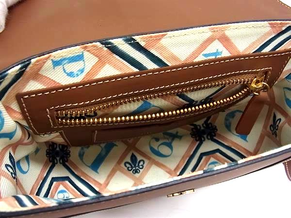 ■極美品■ PARIS/64 パリ シックスティフォー Windsor Taupe レザー ショルダーバッグ 斜め掛け レディース ブラウン系 FP7257_8