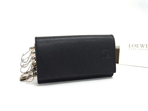 □新品□未使用□ LOEWE ロエベ アナグラム レザー 6連 キーケース 鍵入れ