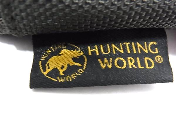 □新品同様□ HUNTING WORLD ハンティングワールド キャンバス×レザー
