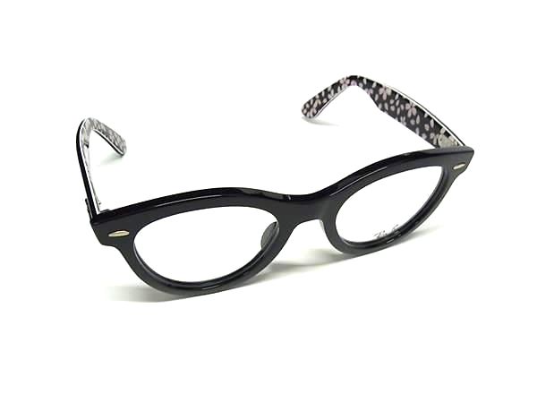 ■極美品■ Ray-Ban レイバン RB 2241VF 花柄 桜 メガネ 眼鏡 めがね レディース メンズ ブラック系 FR1684