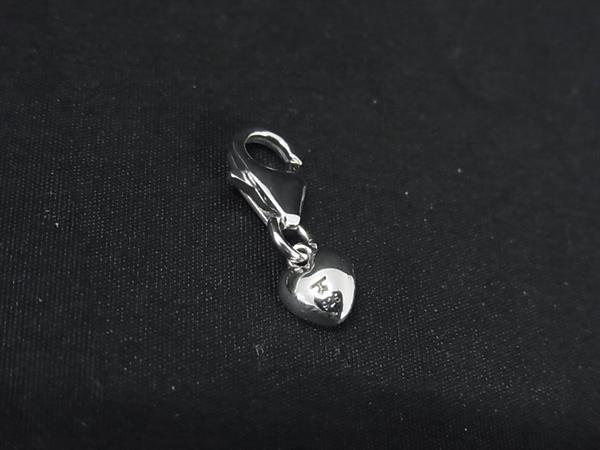 ■新品同様■ TOMWOOD トムウッド SV925 ハート キーホルダー チャーム シルバー系 FR1759