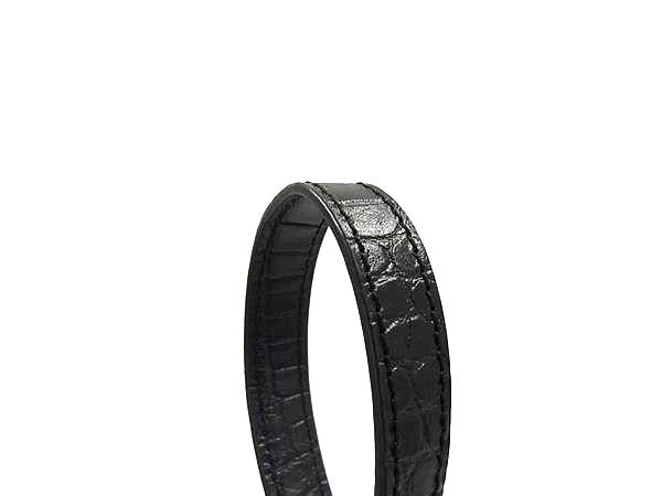 ■新品■未使用■ STELLA McCARTNEY ステラ マッカートニー クロコダイル型押しレザー ショルダーバッグ ブラック系 FR1769_3