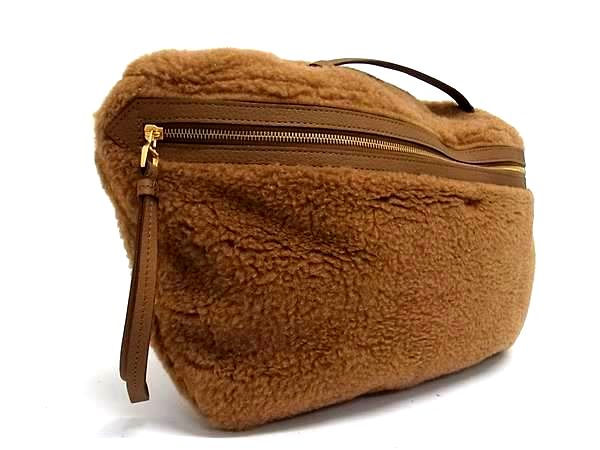 □新品□未使用□ Max Mara マックスマーラ テディベア キャメル 2WAY 