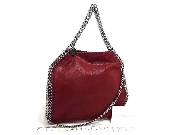 ■新品同様■ STELLA McCARTNEY ステラ マッカートニー ファラベラ ポリエステル チェーン ハンドバッグ クロスボディ  FR4959