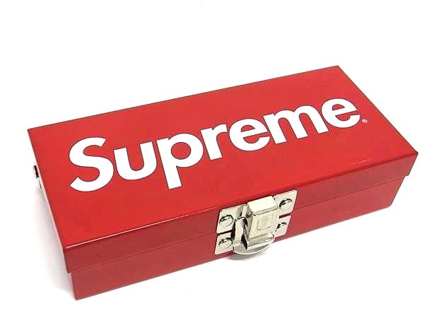 ■美品■ Supreme シュプリーム マルチケース 小物入れ ツールボックス ツールケース メンズ レディース レッド系 FR5536