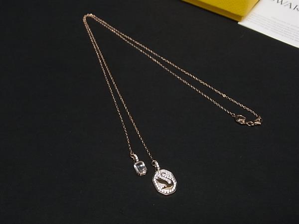 ■新品同様■ SWAROVSKI スワロフスキー ネックレス ペンダント アクセサリー レディース ピンクゴールド系 FR7470