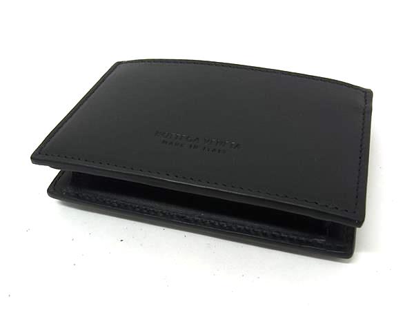 ■新品■未使用■ BOTTEGA VENETA ボッテガヴェネタ イントレチャート レザー カードケース カード入れ 名刺入れ ブラック系 FR9950_1