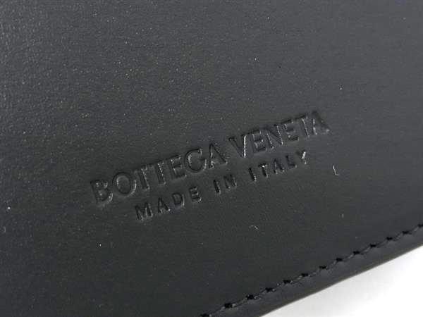 ■新品■未使用■ BOTTEGA VENETA ボッテガヴェネタ イントレチャート レザー カードケース カード入れ 名刺入れ ブラック系 FR9950_4