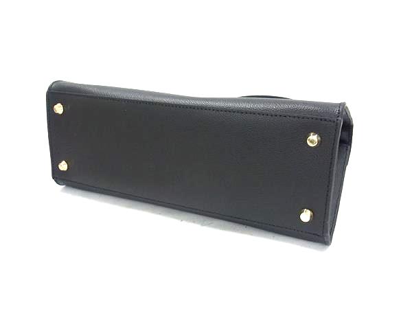 ■新品■未使用■ CARBOTTI カルボッティ レザー ワンハンドル 2WAY ハンドバッグ ショルダー ブラック系×ゴールド系 FS0892_3