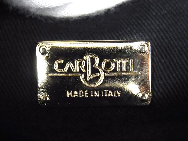■新品■未使用■ CARBOTTI カルボッティ レザー ワンハンドル 2WAY ハンドバッグ ショルダー ブラック系×ゴールド系 FS0892_5