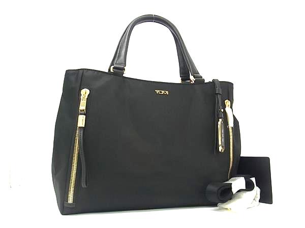 ■新品■未使用■ TUMI トゥミ ヴァレッタ ナイロンキャンバス 2WAY クロスボディ ハンドバッグ ショルダー ブラック系 FS3596