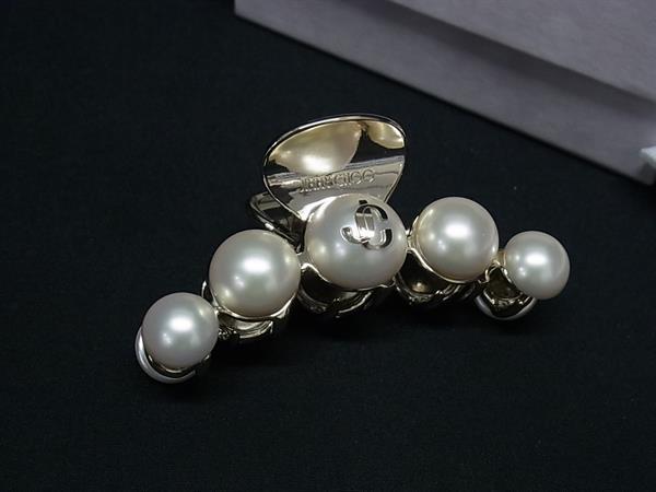 ■新品■未使用■ JIMMY CHOO ジミーチュウ ヘアクリップ 髪留め アクセサリー レディース シルバー系 FS4744