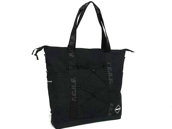 ■新品同様■ F.C.Real Bristol  エフシーレアルブリストル ナイロン 2WAY トート リュックサック 肩掛け メンズ ブラック系 FT0024