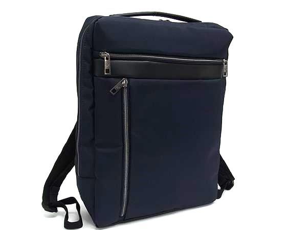 ■新品同様■ World Traveler ワールドトラベラー ナイロン リュックサック バックパック デイパック メンズ ネイビー系 FT0380