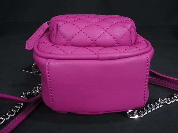 ■新品■未使用■ GUESS ゲス レザー チェーン クロスボディ ショルダーバッグ レディース ピンク系 FT0992_5