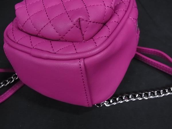 ■新品■未使用■ GUESS ゲス レザー チェーン クロスボディ ショルダーバッグ レディース ピンク系 FT0992_6