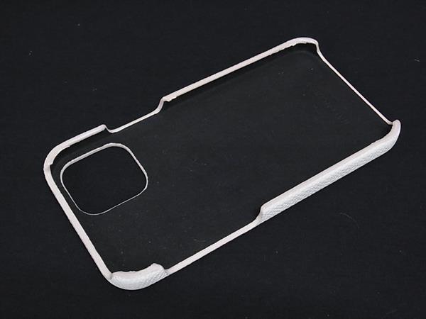 ■極美品■ BALENCIAGA バレンシアガ レザー iPhone 12対応 アイフォンケース スマホケース アイボリー系 FT2125_1