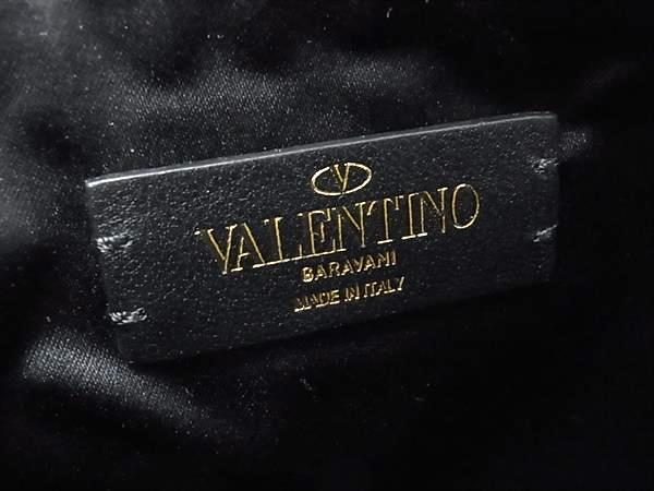 ■美品■ VALENTINO GARAVANI ヴァレンティノ ガラヴァーニ ミンクファー×レザー セカンドバッグ ブラック系×ホワイト系 FT8711_3