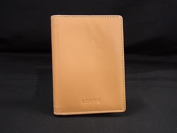 ■極美品■ LOEWE ロエベ レザー ノート メモ帳 ステーショナリー レディース ブラウン系 FU2084