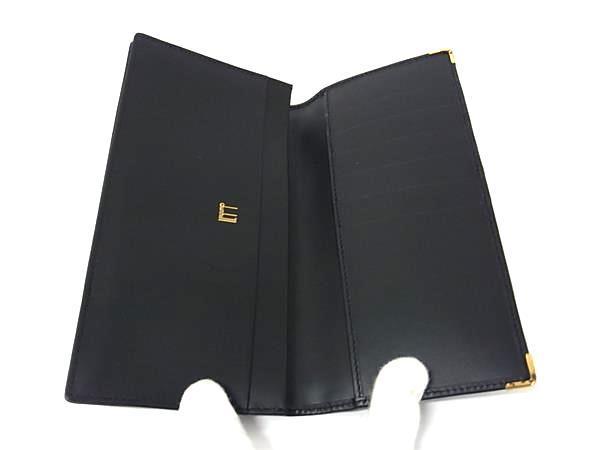 □極美品□ dunhill ダンヒル レザー 二つ折り 長財布 ウォレット
