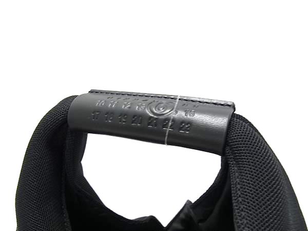 ■新品同様■ MM6 Maison エムエムシックス メゾン マルジェラ ジャパニーズ ナイロン ワンハンドル ハンドバッグ ブラック系 FU2910_1