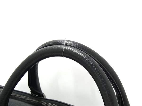 ■新品同様■ ZERO HALLIBURTON ゼロハリバートン レザー 2WAY クロスボディ ビジネスバッグ ショルダー 斜め掛け ブラック系 FU3265_1