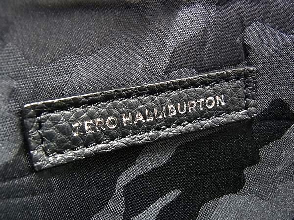■新品同様■ ZERO HALLIBURTON ゼロハリバートン レザー 2WAY クロスボディ ビジネスバッグ ショルダー 斜め掛け ブラック系 FU3265_6