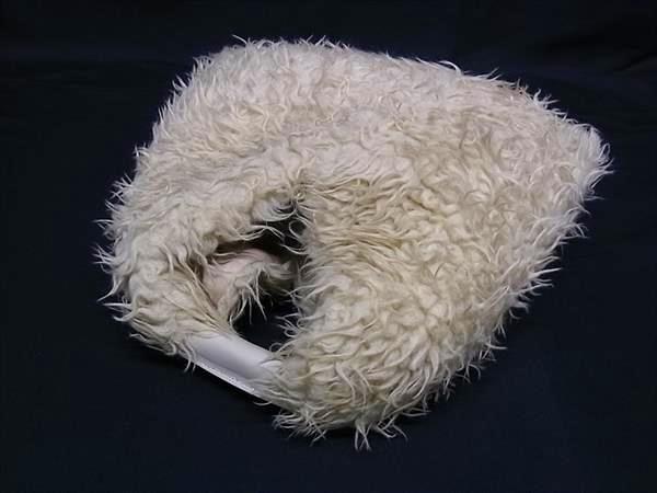 ■美品■ MM6 Maison エムエムシックス メゾン マルジェラ ミニ ジャパニーズ ファー ハンドバッグ ベージュ系 FU4191_4