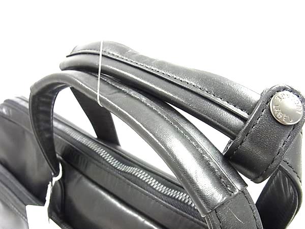 ■新品同様■ LUGGAGE LABEL ラゲッジレーベル 吉田カバン レザー 2WAY ビジネスバッグ ハンドバッグ ショルダー ブラック系 FU4203_3