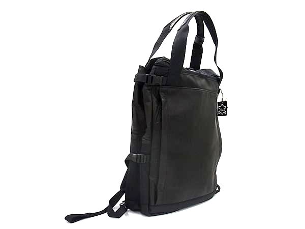 ■新品■未使用■ PORTER ポーター 吉田カバン レザー×ナイロン 2WAY ショルダー トート リュックサック ブラック系 FU4214_1