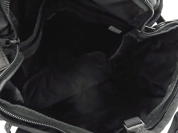 ■新品■未使用■ PORTER ポーター 吉田カバン レザー×ナイロン 2WAY ショルダー トート リュックサック ブラック系 FU4214_7