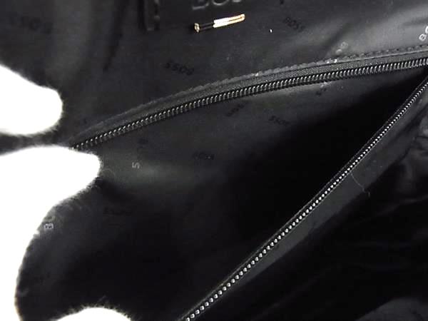 ■極美品■ HUGO BOSS ヒューゴボス 50536485 ナイロン リュックサック バックパック デイパック メンズ ブラック系 FU6811_8