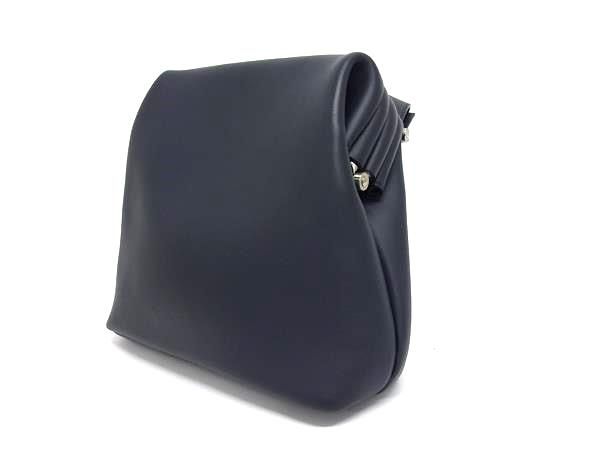 ■極美品■ OSOI オソイ レザー ショルダーバッグ 肩掛け レディース ネイビー系 FU7752 □極美品□ OSOI オソイ レザー ショルダーバッグ 肩掛け レディース
