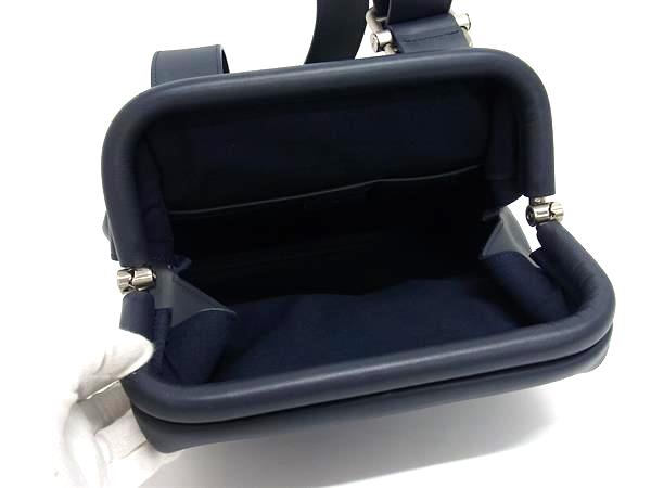 ■極美品■ OSOI オソイ レザー ショルダーバッグ 肩掛け レディース ネイビー系 FU7752 □極美品□ OSOI オソイ レザー ショルダーバッグ 肩掛け レディース