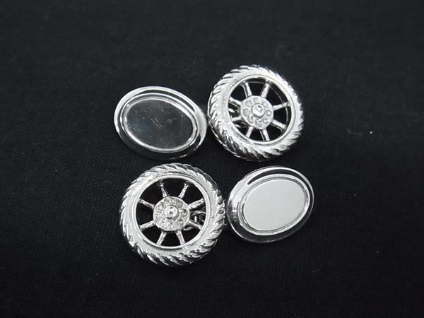 ■美品■ dunhill ダンヒル SV925 カフスボタン カフリンクス アクセサリー ビジネス 紳士 メンズ シルバー系 FV2869