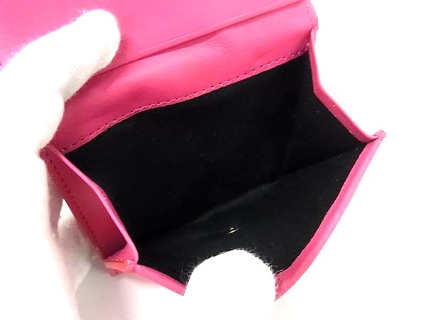 ■美品■ Paul Smith ポールスミス レザー 二つ折り 財布 ウォレット 札入れ 小銭入れ カード入れ レディース ピンク系 FV3740_4