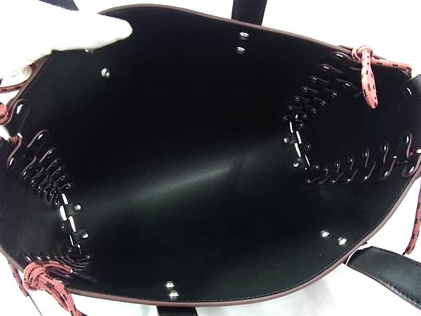 ■新品同様■ COACH コーチ CO667 ミディアム リレーサブル レザー 2WAY ショルダー トート ハンドバッグ ブラック系 FV4600